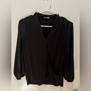Black 3-4 Sleeve Blouse from Adrianna Papell